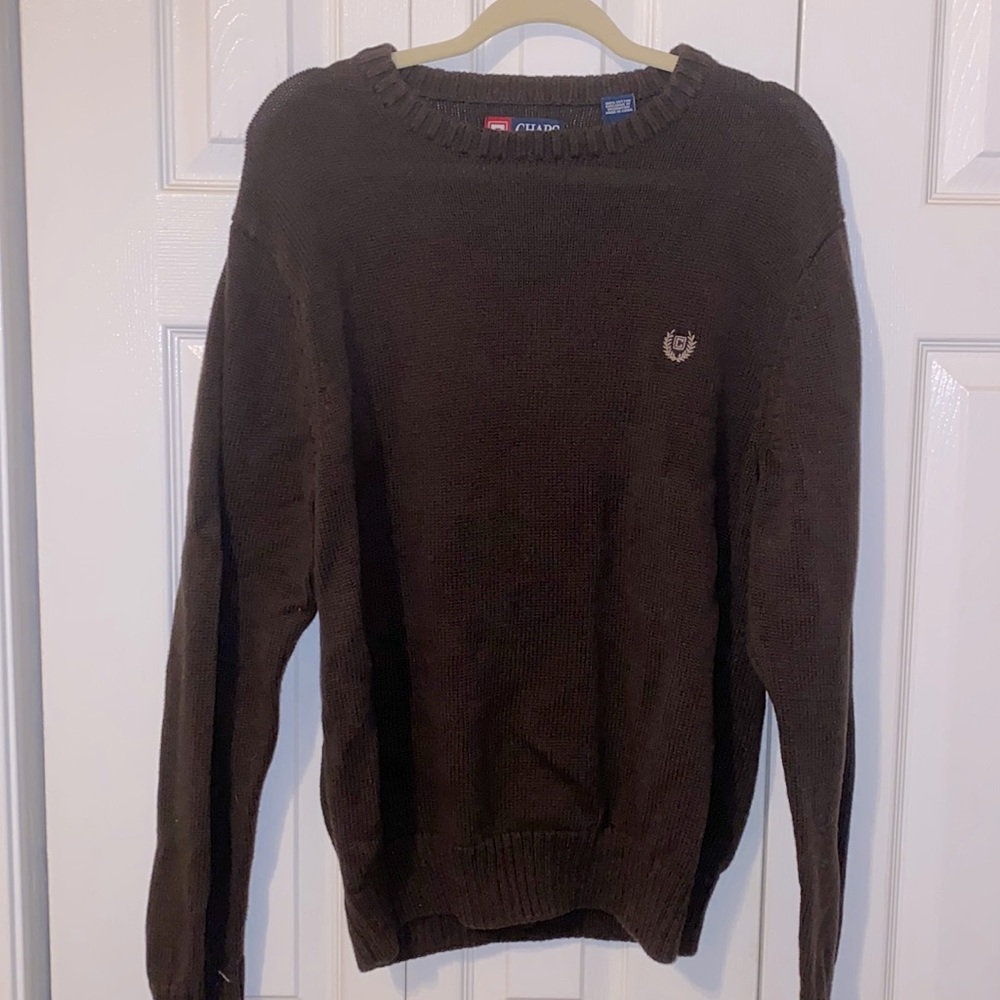 Dark Brown Chaps Sweater